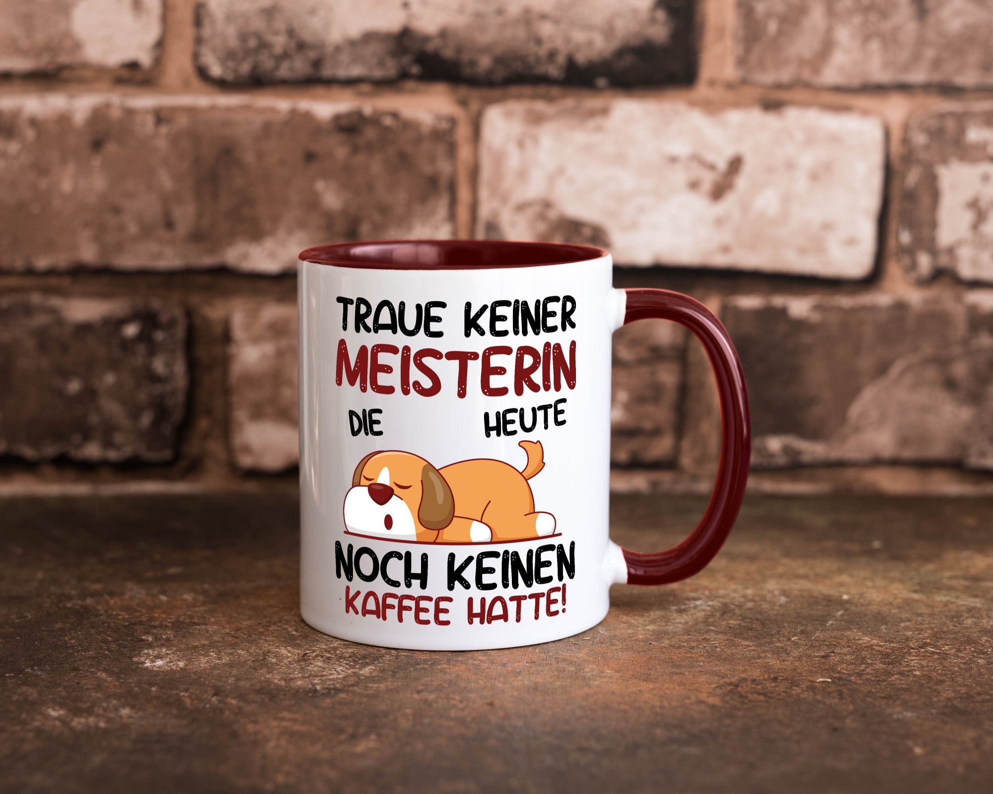 Traue keiner Meisterin | Meisterbrief Geschenkidee Humor Tasse