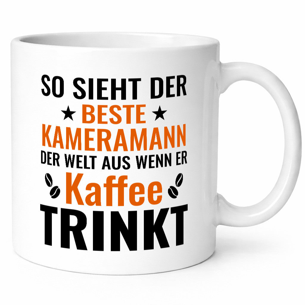 Kaffee trinkt: Kameramann | Kamera Geschenkidee Humor Tasse