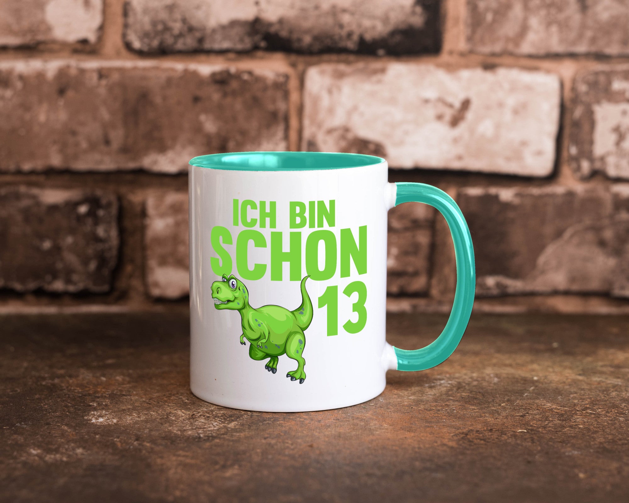 13. Geburtstag | 13 Jahre Dino Dinosaurier Humor Geschenkidee Tasse