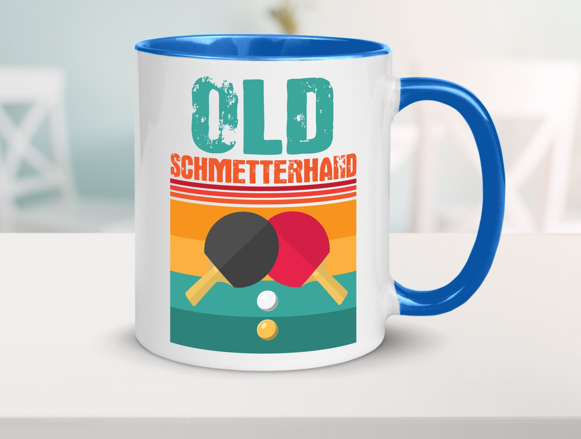 Tischtennis Tasse Humor Geschenkidee