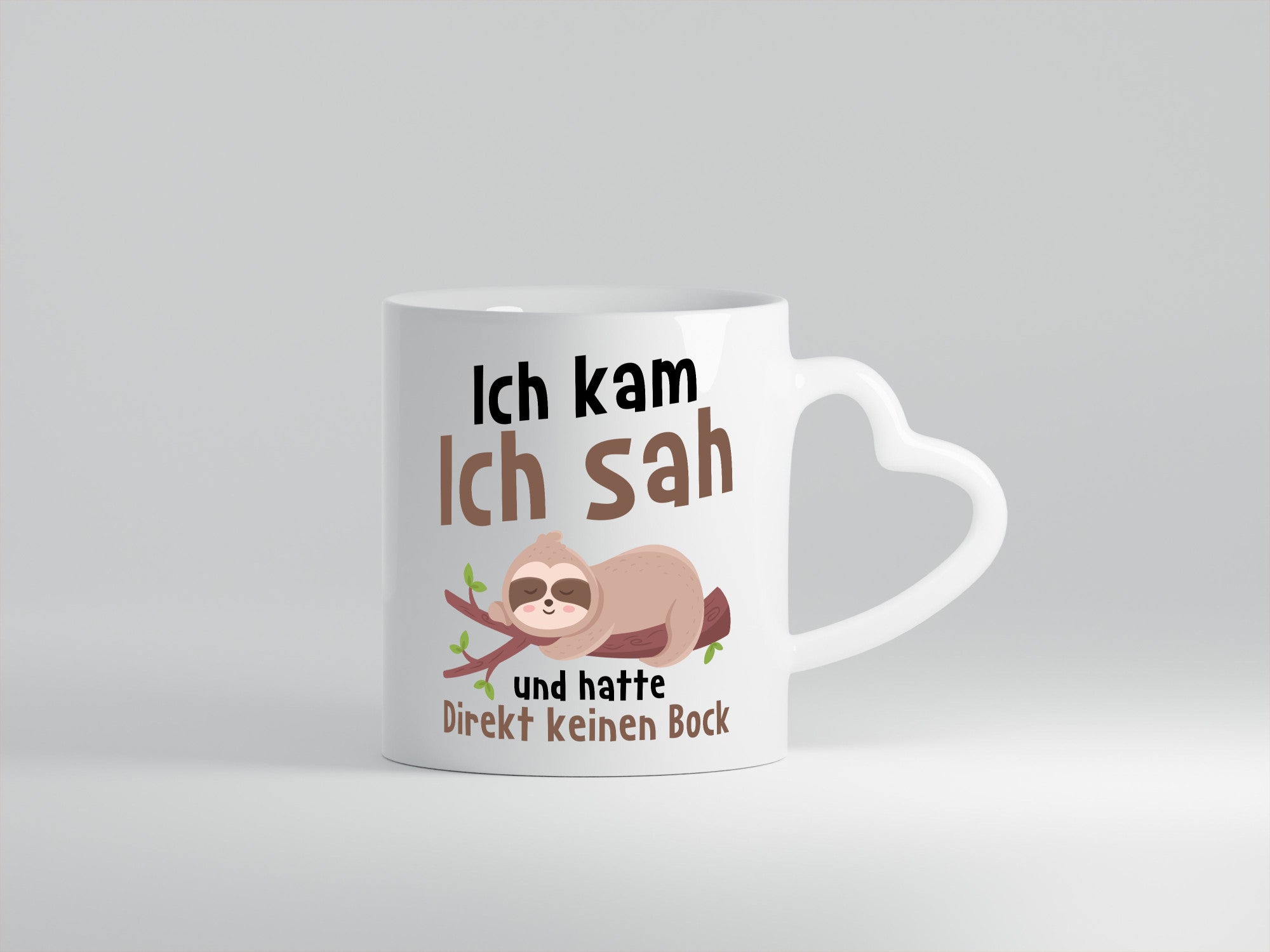 Keinen Bock | müdes Faultier Faulpelz Comic Schlafen Geschenkidee Tierliebhaber