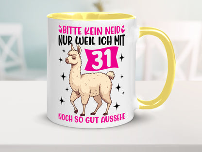 31. Geburtstag | 31 Jahre Lama gut aussehen lustiger Spruch Geschenk