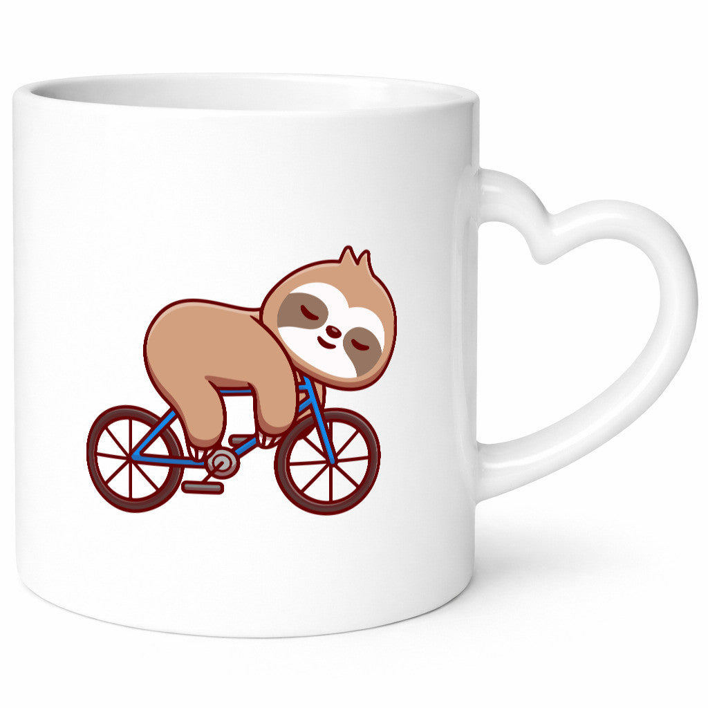 Faultier Tasse | Fahrrad Sportmuffel Fahrradmotiv lustig Tierliebhaber Humor
