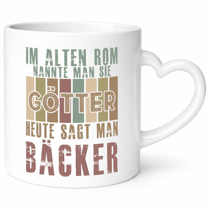 Heute sagt man: Bäcker | Bäckerei Backen Konditor Humor Geschenkidee Tasse