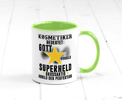 Bedeutung von Kosmetiker | Kosmetik Stylist Visagist Geschenkidee Humor Tasse