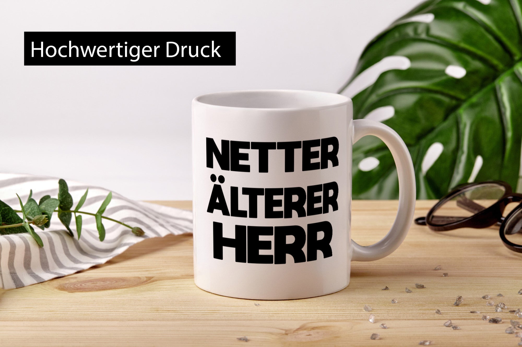 Netter Älterer Herr | Rentner Ruhestand lustig Jubiläum Geschenk Tasse