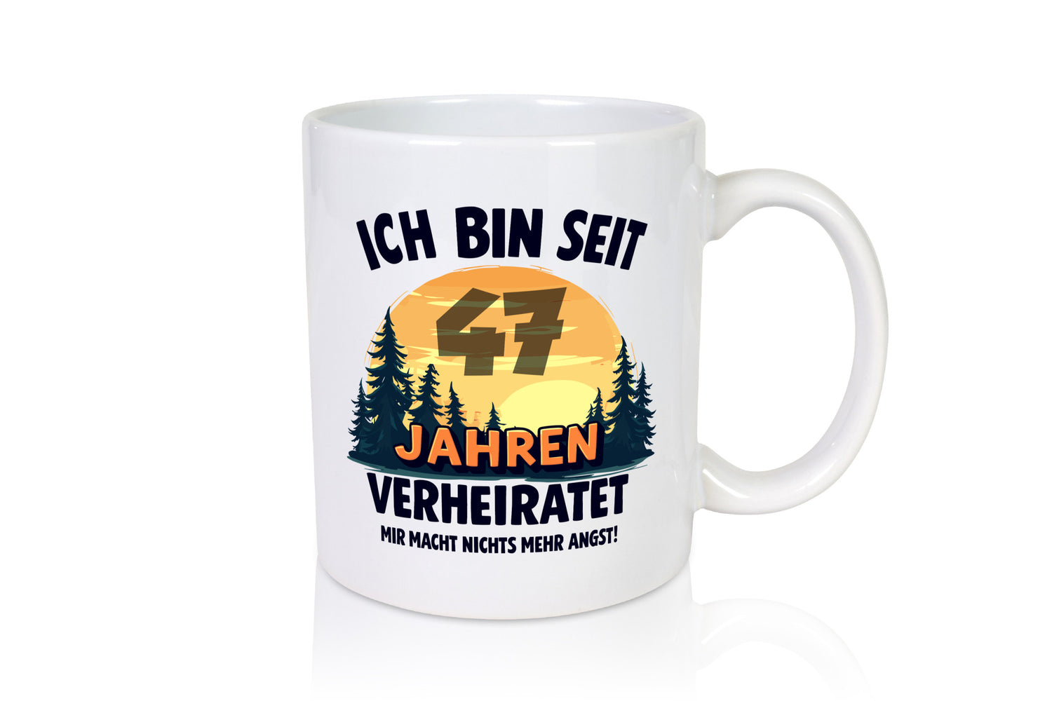 Ich bin Verheiratet | 47. Hochzeitstag Ehepaar Geschenkidee Humor Tasse