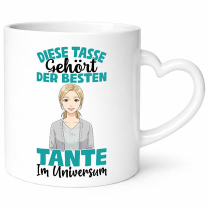 Im Universum: Tante | Nichte Schwester Familie lustig Geschenkidee Geschenk