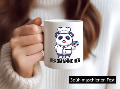 Herdmännchen | lustiges Erdmännchen als Koch Küchenchef Geschenk Arbeit