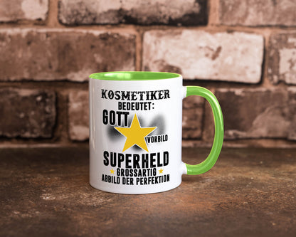 Bedeutung von Kosmetiker | Kosmetik Stylist Visagist Geschenkidee Humor Tasse