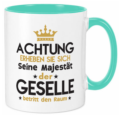 Seine Majestät Geselle | Handwerker Geschenkidee Humor Tasse