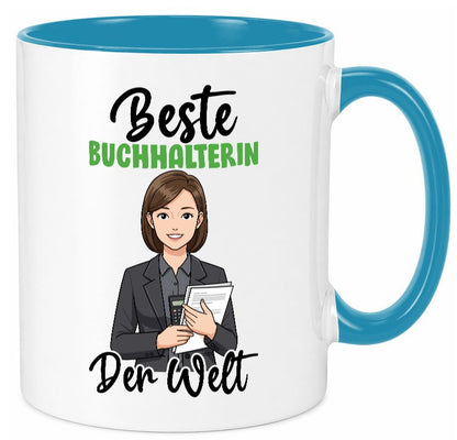 Beste Buchhalterin | Buchhaltung Humor v2 lustig Geschenkidee Geschenk Tasse