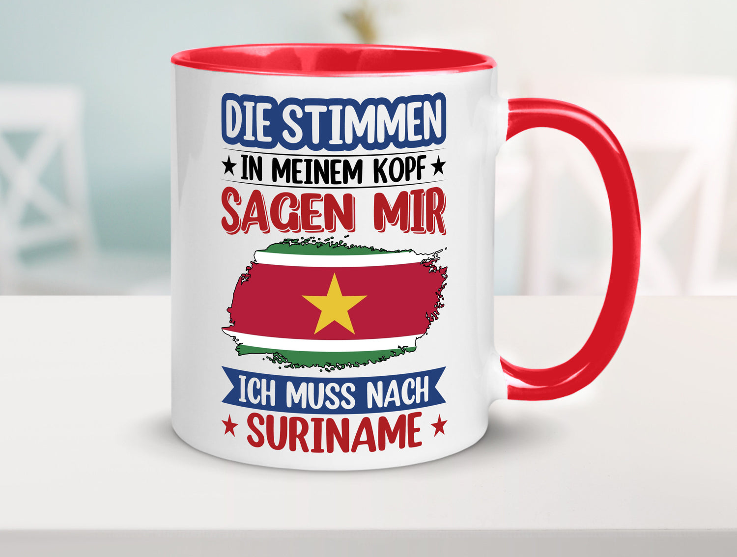 Suriname | Urlaub Stimmen in meinem Kopf Traumland v2 Geschenk Humor