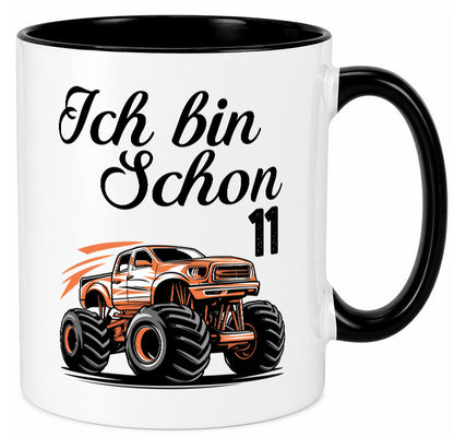 11. Geburtstag | Monster truck 11 Jahre lustiger Spruch Geschenk Geschenkidee