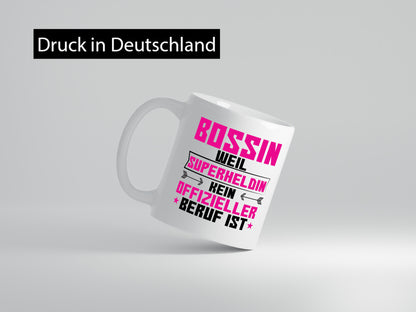 Superheldin Bossin | Führungskraft Vorgesetzte Geschenk Humor Geschenkidee