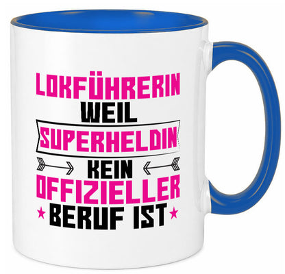 Superheldin Lokführerin | Zug Beruf Geschenk Arbeit Kollegen Büro lustiger