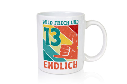 13. Geburtstag | 13 Jahre Wild und Frech Humor Geschenkidee Tasse