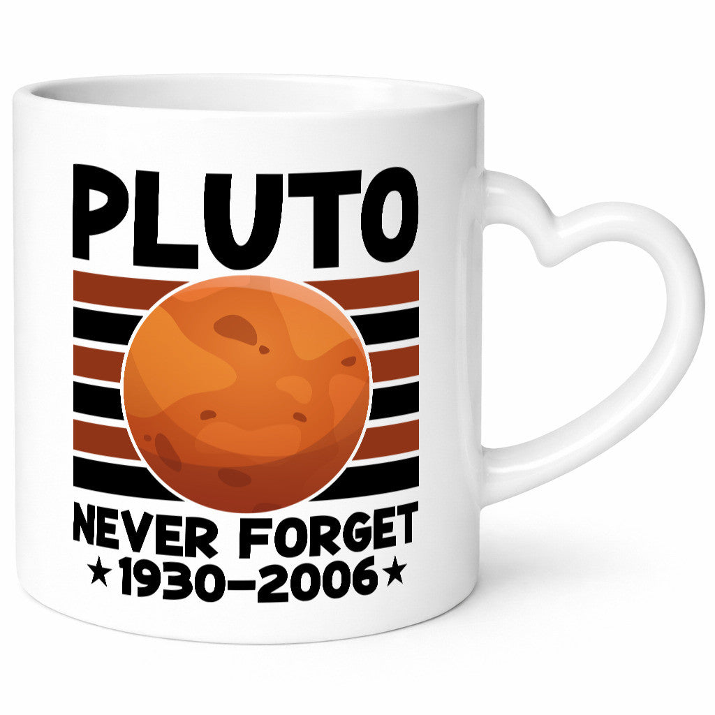 Pluto | Planet Never forget Astronomie Nerd Space Geschenk Humor Geschenkidee