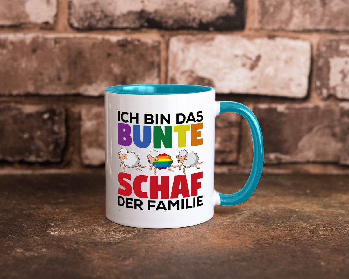 LGBTQ+ Tasse | Buntes Schaf Regenbogen Humor Geschenkidee