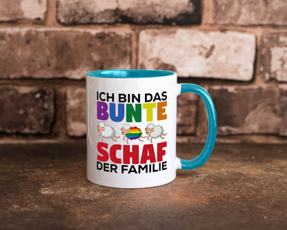 LGBTQ+ Tasse | Buntes Schaf Regenbogen Humor Geschenkidee