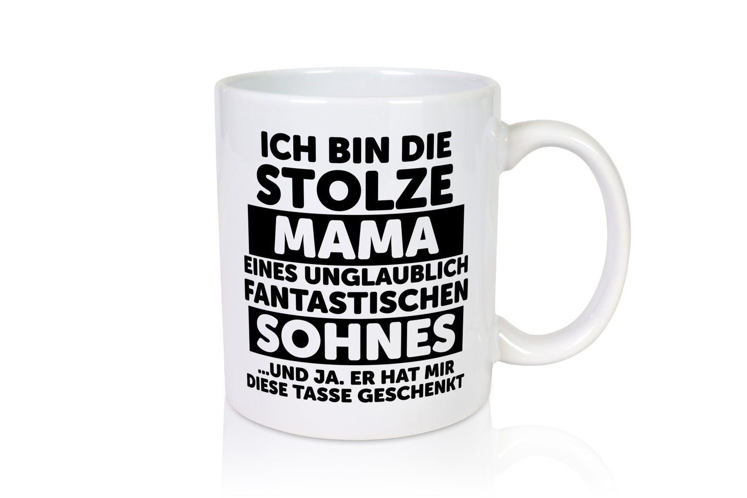 Stolze Mama | Fantastischer Sohn Beste Humor Familie Geschenkidee Tasse