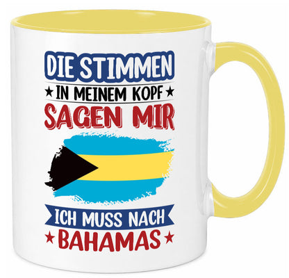Bahamas | Urlaub Stimmen in meinem Kopf Traumland Geschenk Humor Geschenkidee