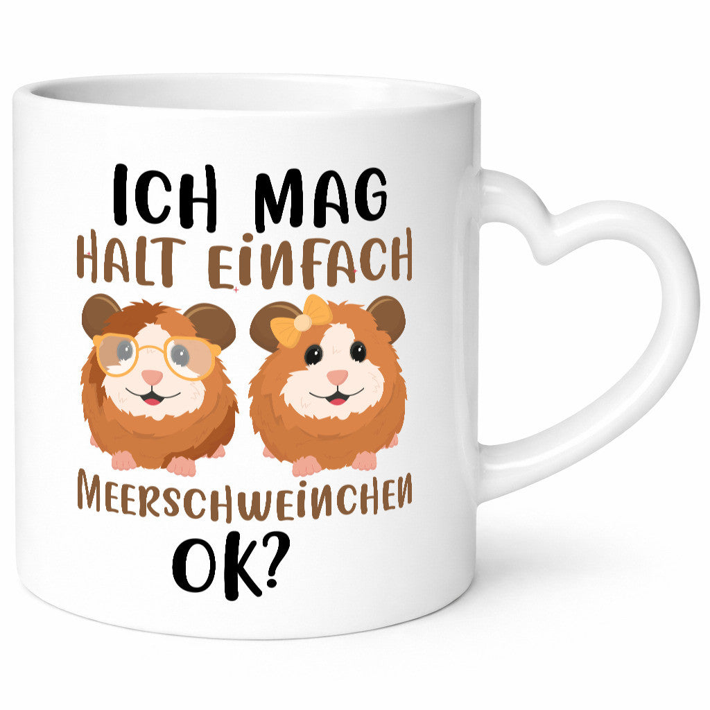 Ich mag Meerschweinchen Geschenkidee Humor Tasse