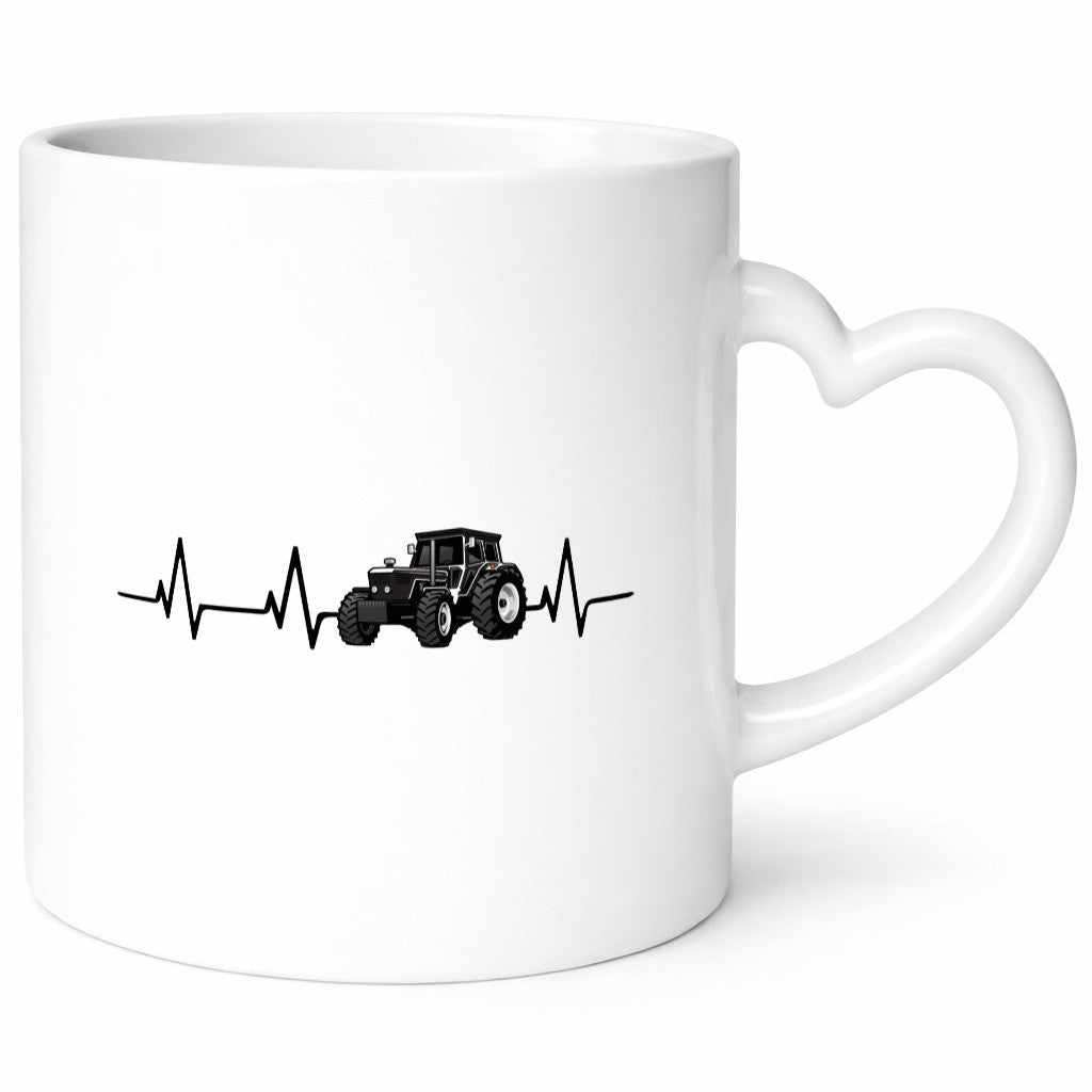 Traktor Herzschlag | Trekker fahren Bauer Landwirt lustig Humor Geschenkidee