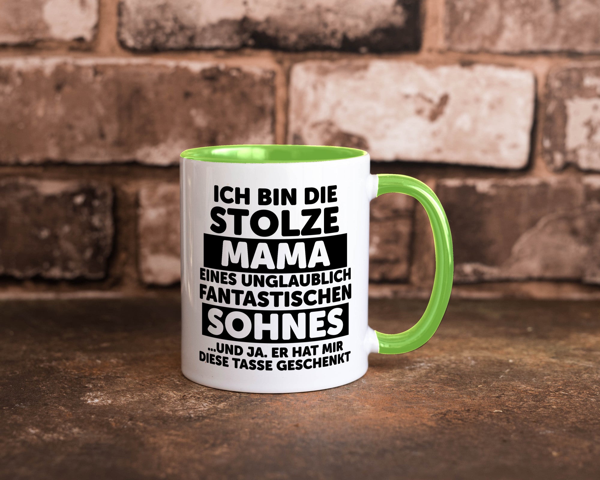 Stolze Mama | Fantastischer Sohn Beste Humor Familie Geschenkidee Tasse