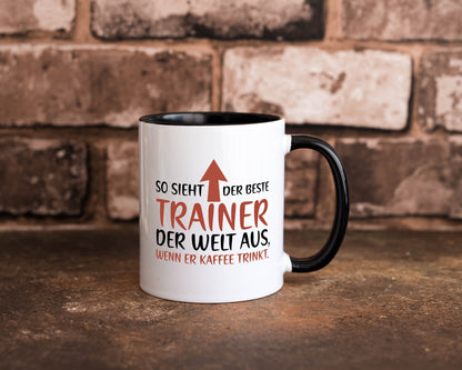 So sieht Bester Trainer der Welt aus | Kaffee Humor Geschenkidee Tasse