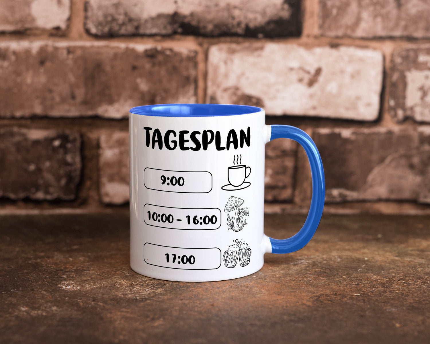 Tagesplan Pilzsammler | Pilze Wald v2 Geschenk Humor Geschenkidee lustiger