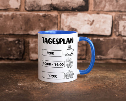 Tagesplan Pilzsammler | Pilze Wald v2 Geschenk Humor Geschenkidee lustiger
