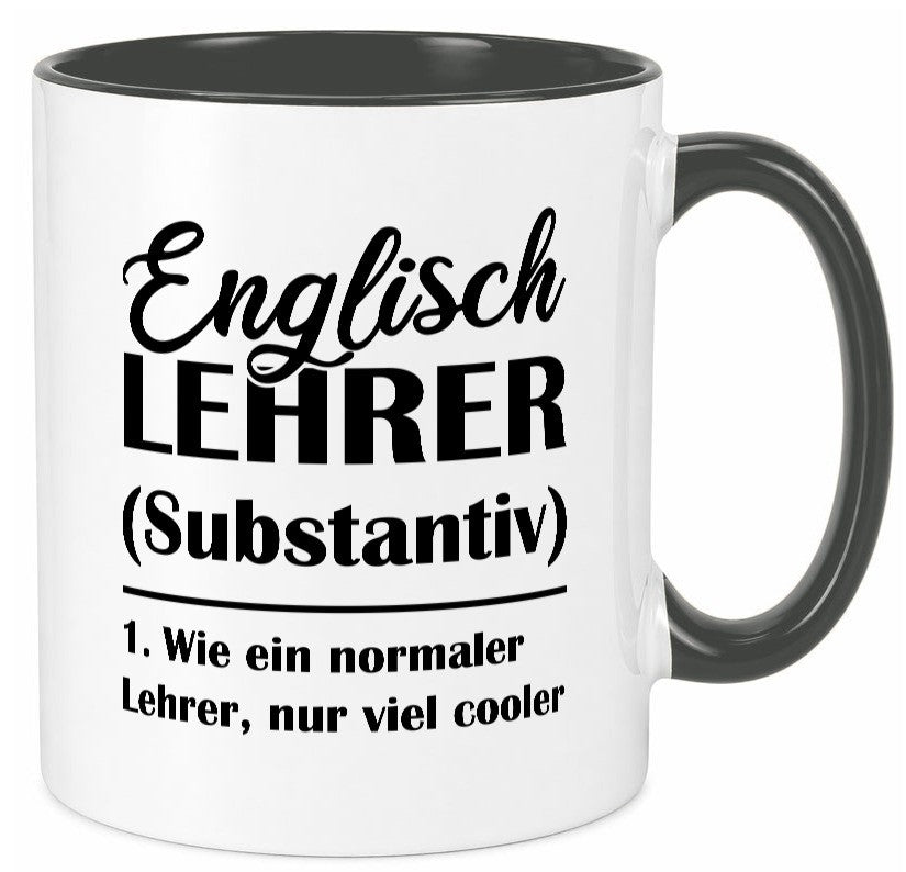 Englisch Lehrer, normal, nur viel cooler Geschenk Humor Geschenkidee lustiger Tasse
