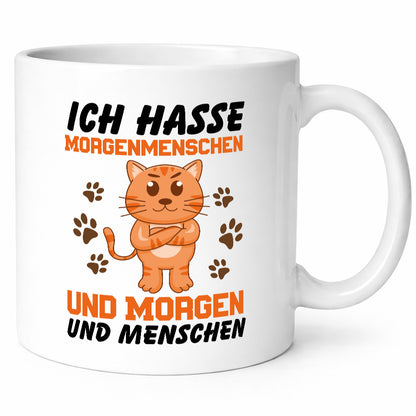 Ich hasse Menschen v4 lustig Humor Geschenkidee Geschenk Tasse