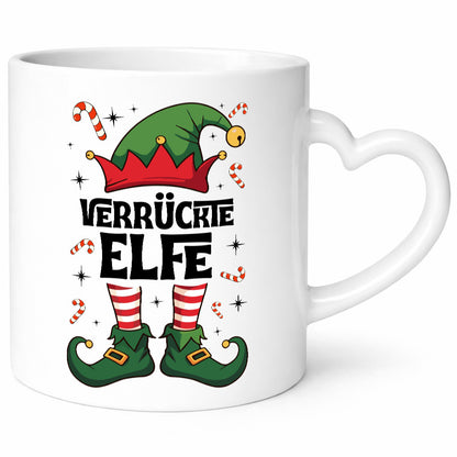 Verrückte Elfe | Weihnachtself Weihnachten Geschenkidee Humor Tasse