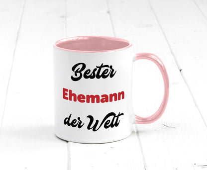 Bester Ehemann der Welt | Ehepaar Geschenkidee Humor Tasse