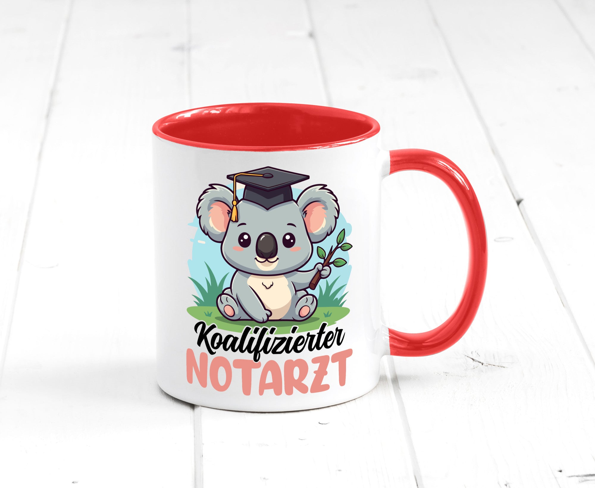 Koalifizierter Notarzt | Arzt Geschenk Humor Geschenkidee lustiger Spruch Tasse