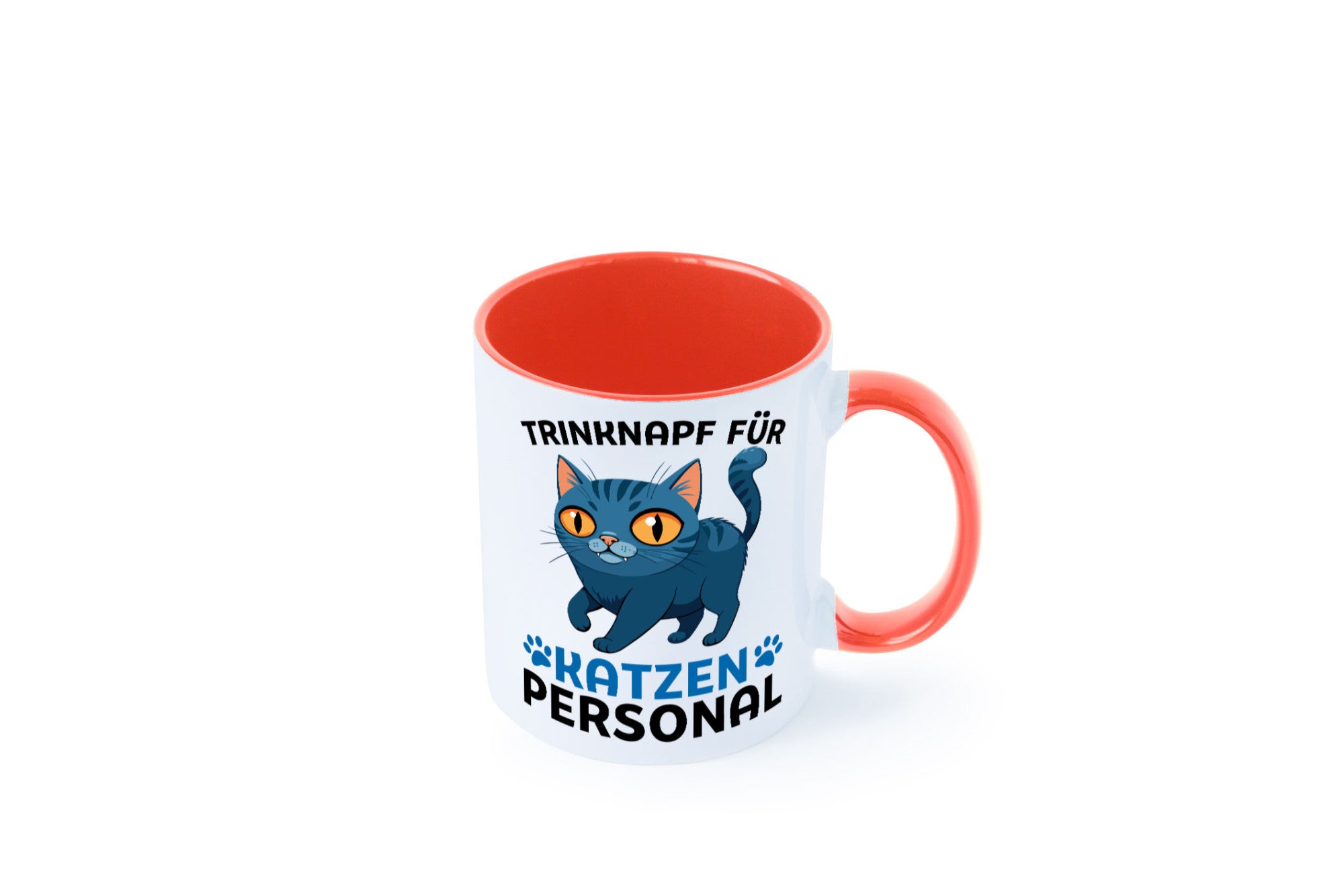 Katzen Personal | Katzenbesitzer Tasse Katze Humor vl2 Tierliebhaber
