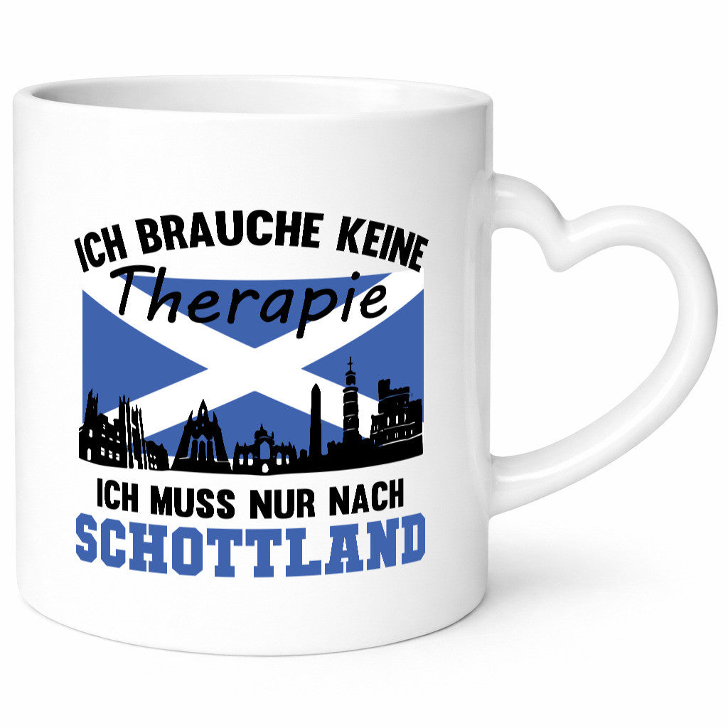Ich muss nach Schottland | Urlaub Humor Geschenkidee Tasse