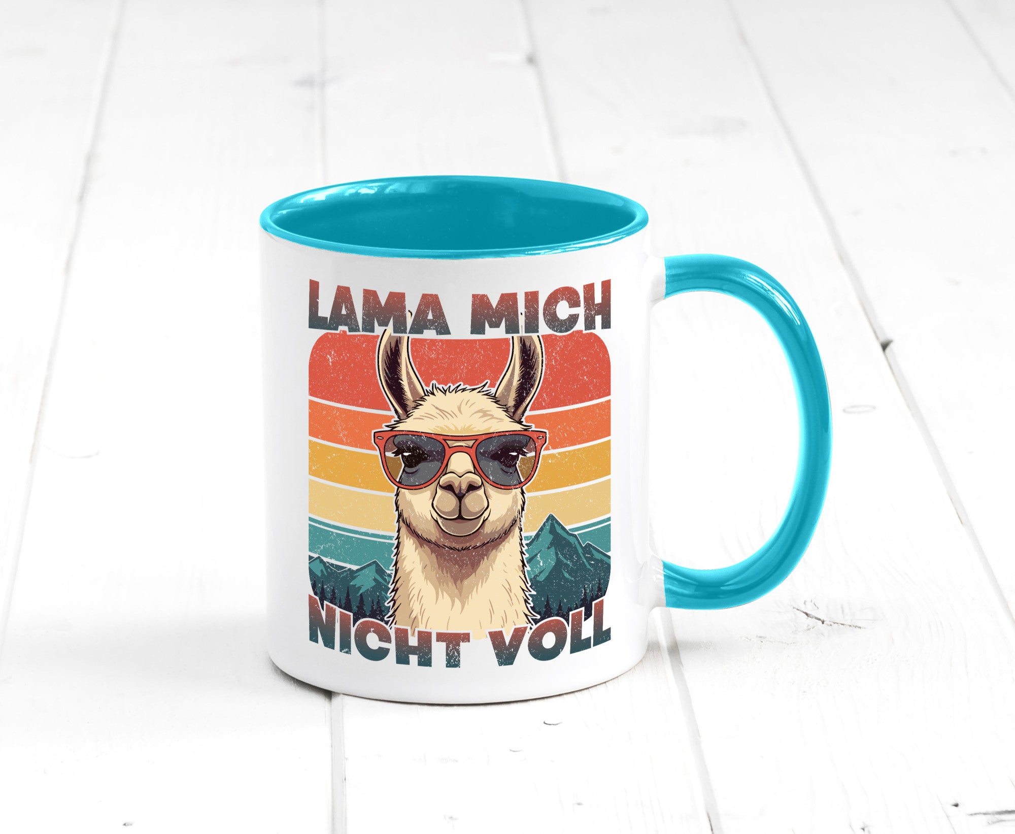 Lama mich nicht voll | Alpaka Kamel Retro lustig Humor Geschenkidee Geschenk
