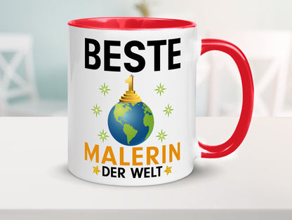 Welt Bester Malerin | Malerinnen Geschenk Humor Geschenkidee lustiger Spruch