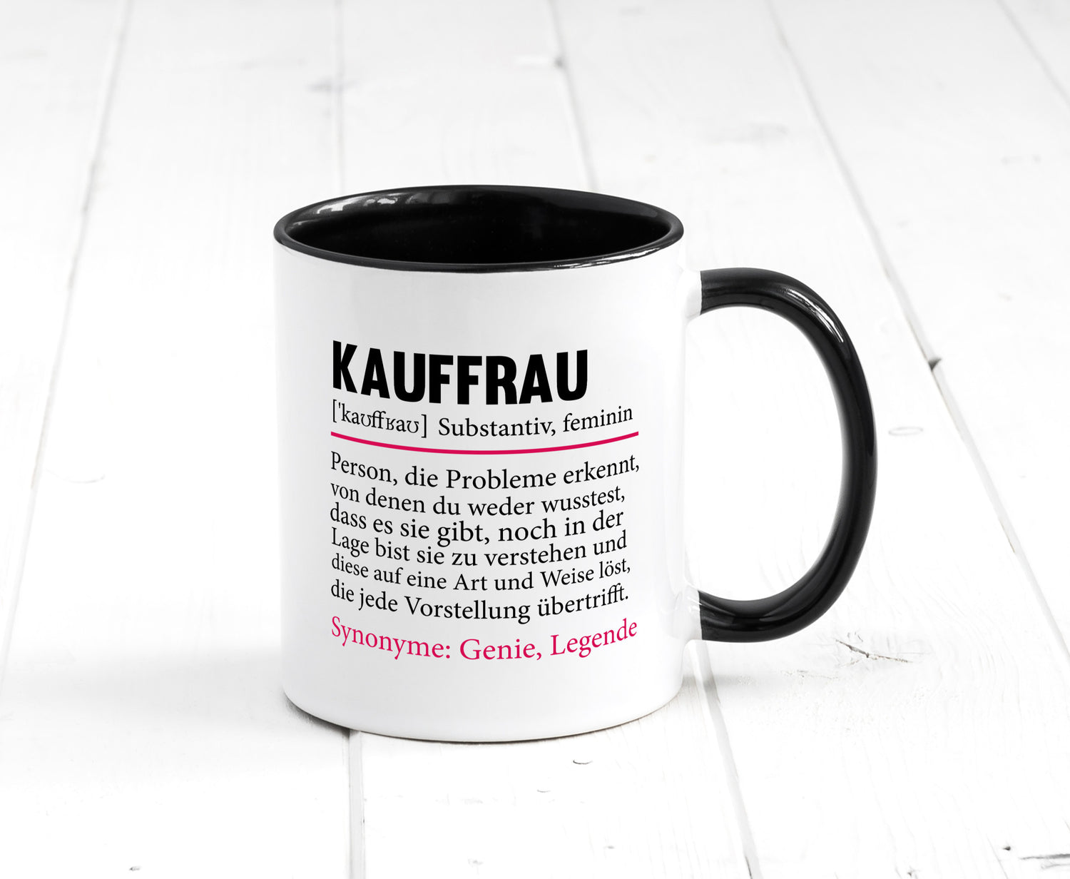 Kauffrau | Humor Spruch Definition Kauffrauen Geschenkidee Tasse