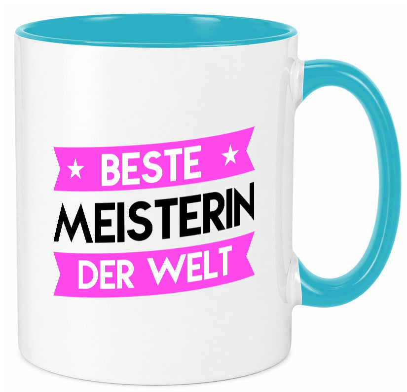 Beste Meisterin | Meisterbrief Geschenk Humor Geschenkidee lustiger Spruch Tasse