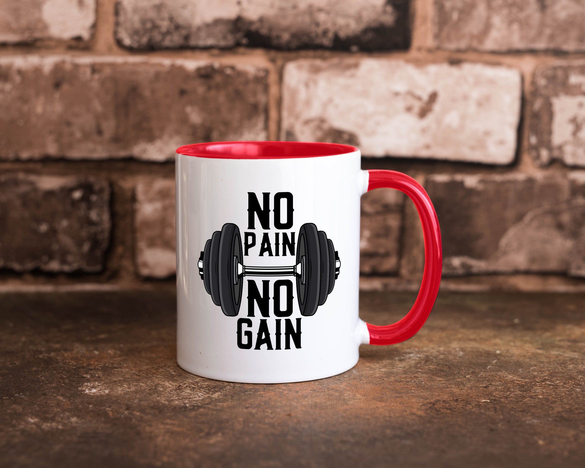 No Pain Gain | Training Motivation Fitness Pumpen lustig Humor Geschenkidee