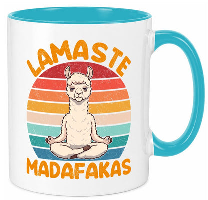 Lamaste | Madafakas Lama Vintage Humor Geschenkidee Tasse