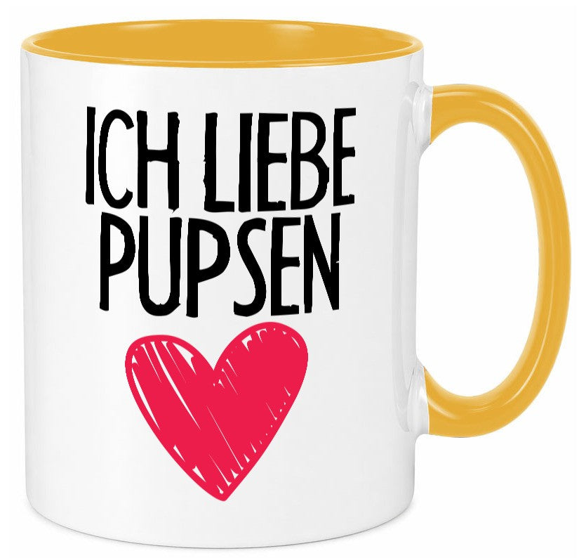 Ich liebe Pupsen Geschenkidee Humor Tasse