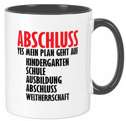 Abschluss Bachelor Geschenkidee Humor Tasse
