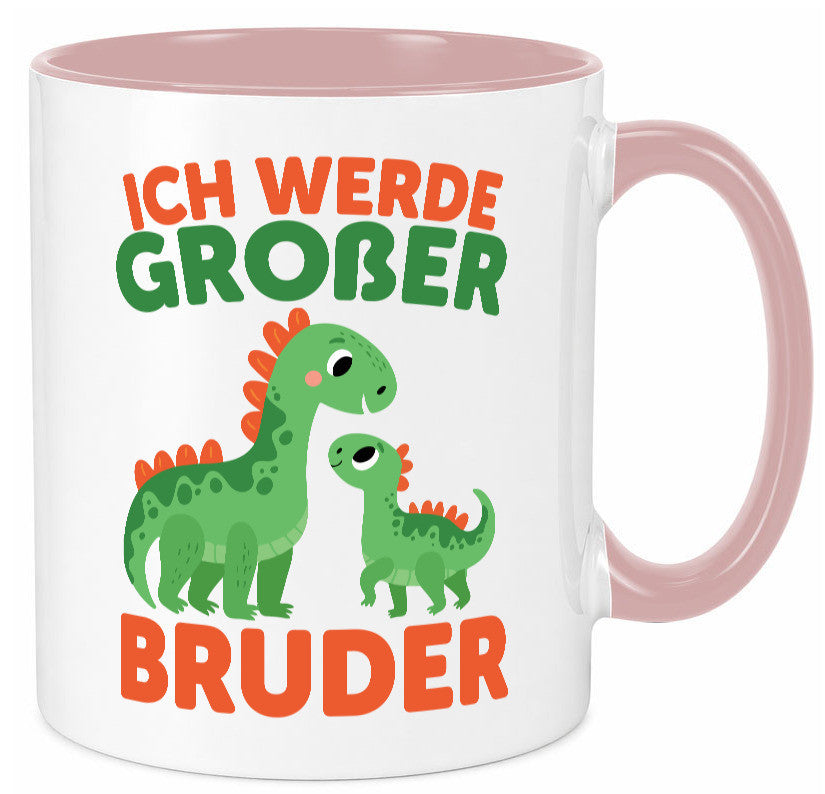 Ich werde Großer Bruder | Dino Brudersaurus lustig Humor Geschenkidee Geschenk