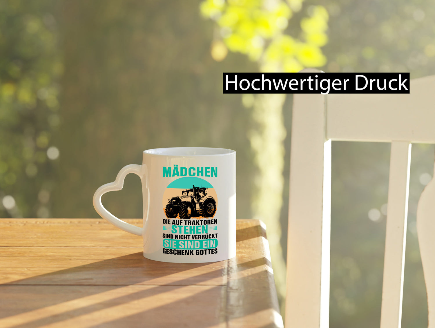 Mädchen die auf Traktoren stehen | Landwirt Bauer lustiger Spruch Geschenk