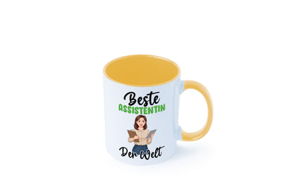 Beste Assistentin | Assistenz Hilfskraft v2 Geschenkidee Humor Tasse